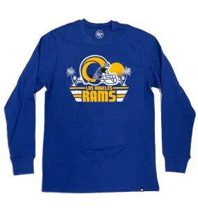 47 Brand Los Angeles Rams Blue Long-Sleeve T-Shirt