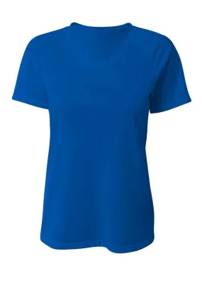 A4 NW3393 SureColor Short Sleeve Cationic Women's Tee - Royal