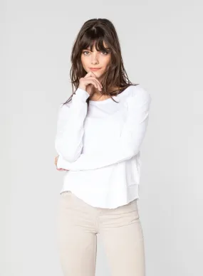 Sure! Heres an optimized title with descriptive modifiers:

Stylish AVA Long Sleeve Layered Mock Neck T-Shirt for Women

This title includes additional context about the products style (stylish), intended audience (for women), and a clearer description of the products features (layered mock neck).