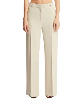 Beige Tailored Trousers