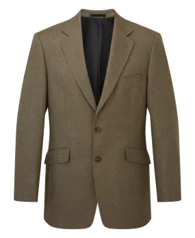 Belgrave Sports Jacket - Loden Green Herringbone Tweed