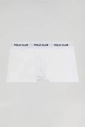 Boxer blanco con logotipo Polo Club