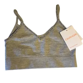 Calvin Klein Girl's Gray Sports Bra Size Small 6/6X