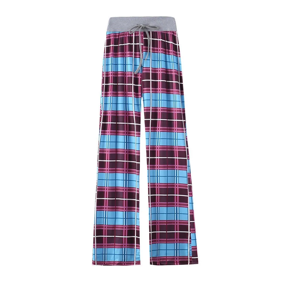 Casual Drawstring Elastic Lounge Pajama Pants