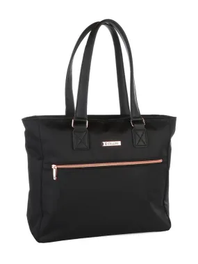 Elegant Silk Black Cellini Allure Ladies Business Tote