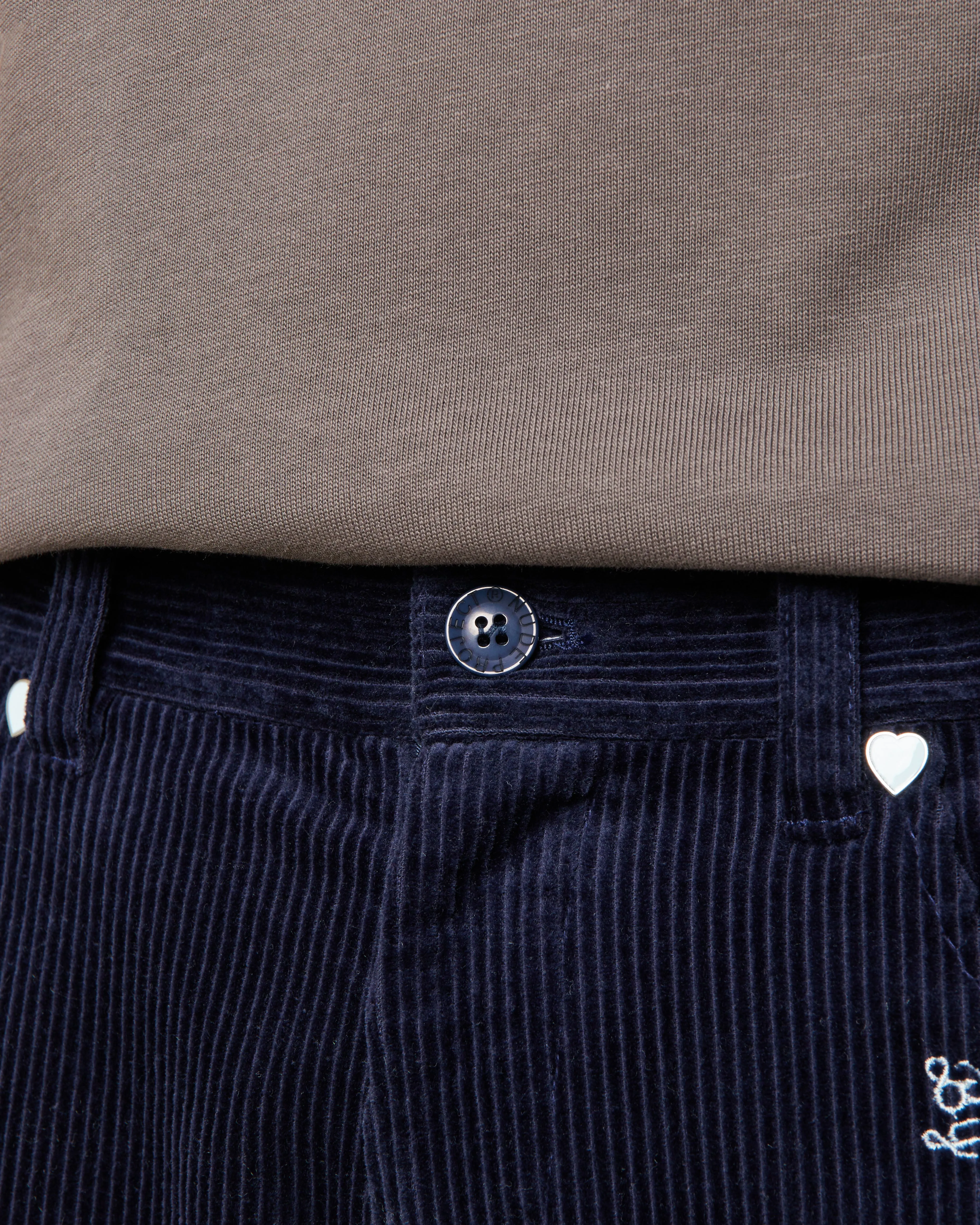 CINTO CORDUROY PANTS NAVY