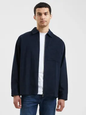 Corduroy Zip Overshirt