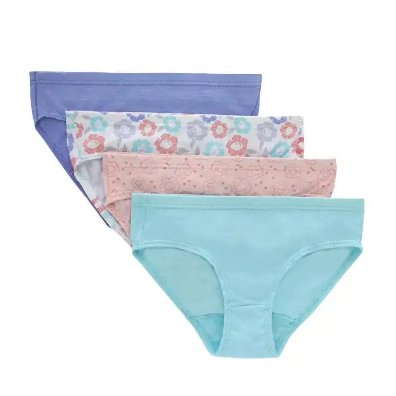 Hanes Girls 4 pack Pure Comfort Hispters