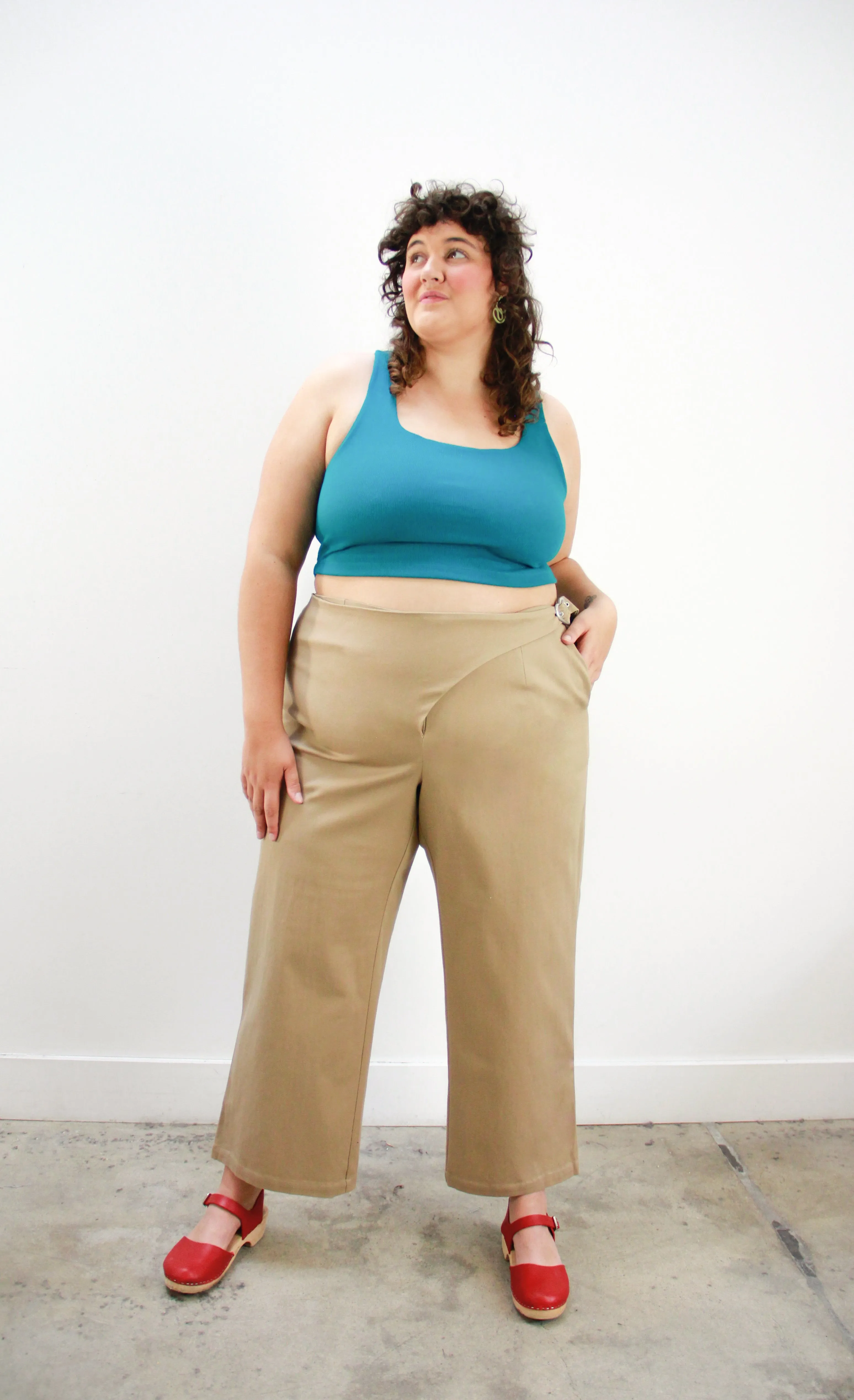 HEART BUCKLE PANTS ~ SANDSTONE