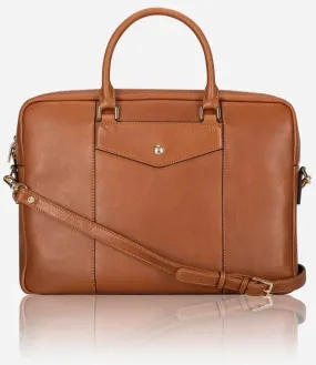 Jekyll and Hide Venice Ladies Laptop Bag | Tan