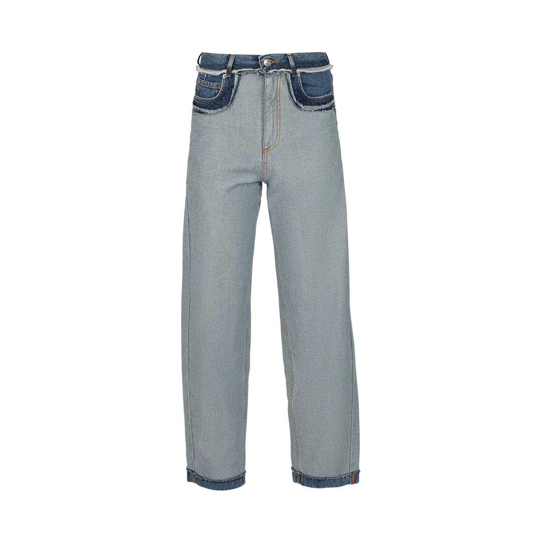 Low-Waisted Reverse Jeans