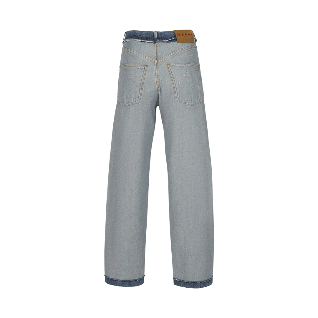 Low-Waisted Reverse Jeans