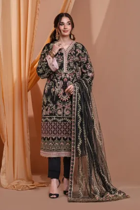 Mihrimah Embroidered Net Pakistani Party Wear MIH68