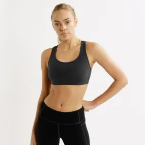 The Original Bella Bustiere Sports Bra- Racer Back - Carbon