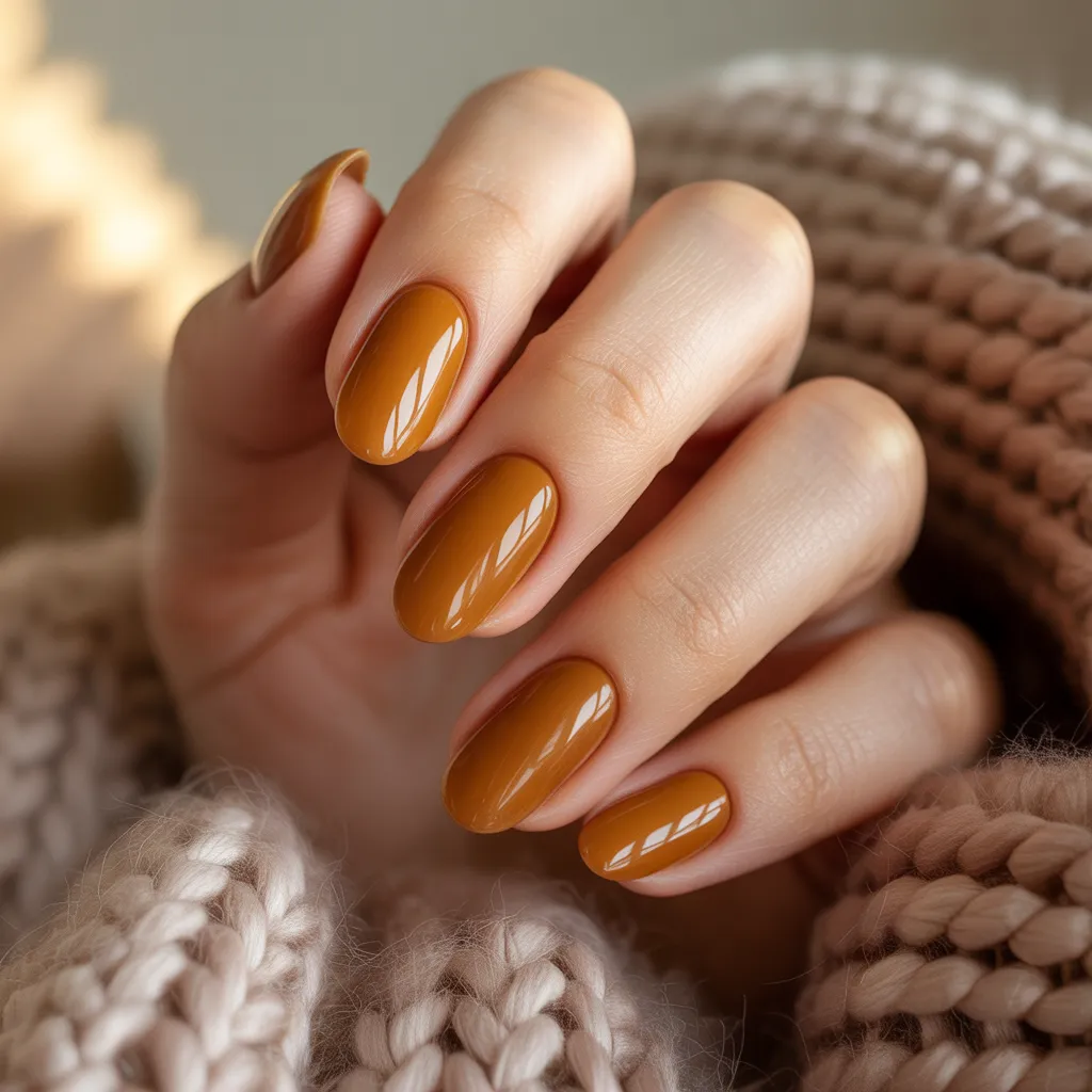 Caramel Glazed Nails