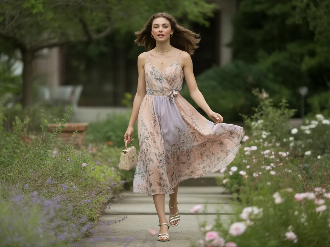 Floral Midi Charm
