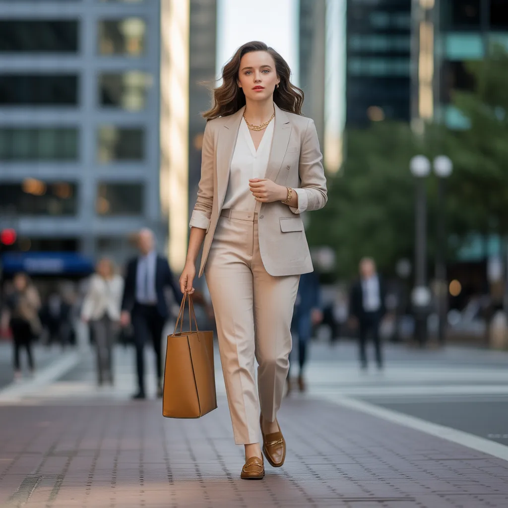 Linen Blazer Set