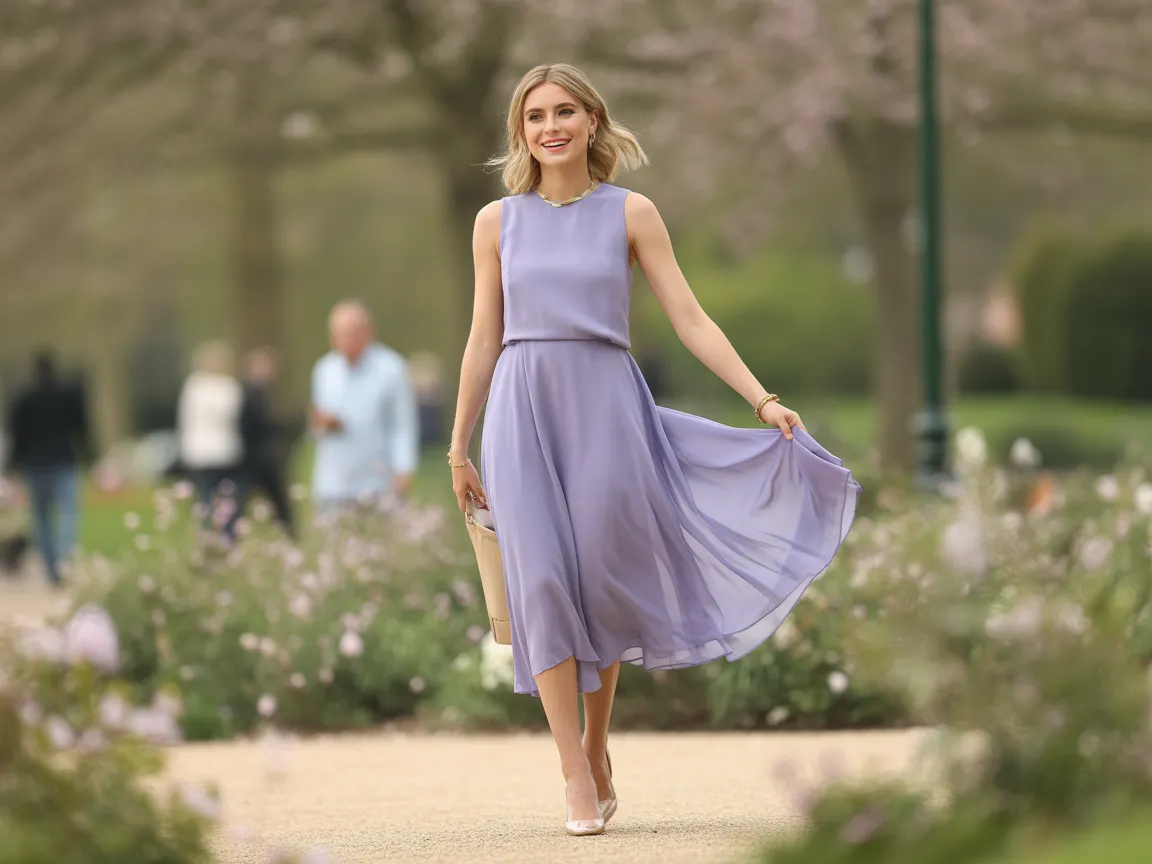 Pastel Midi Dress