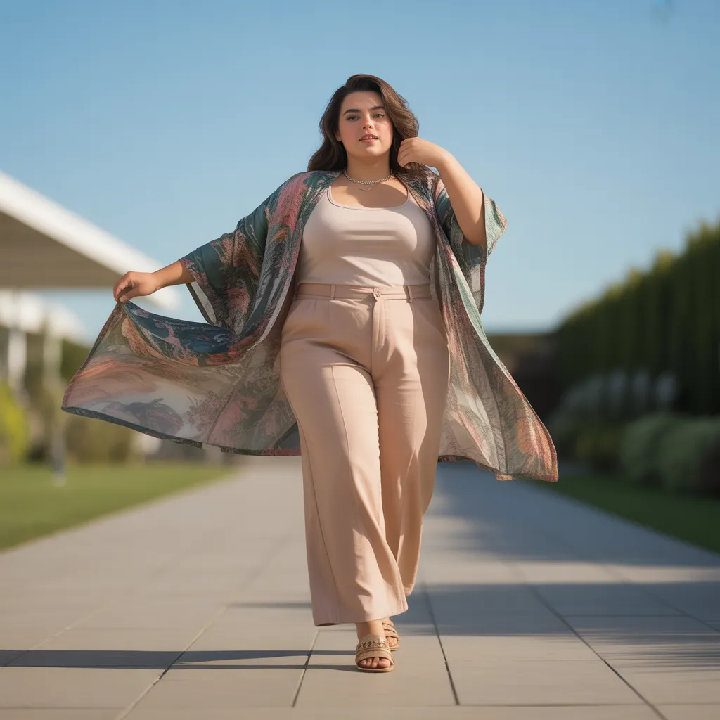 Printed Kimono Style