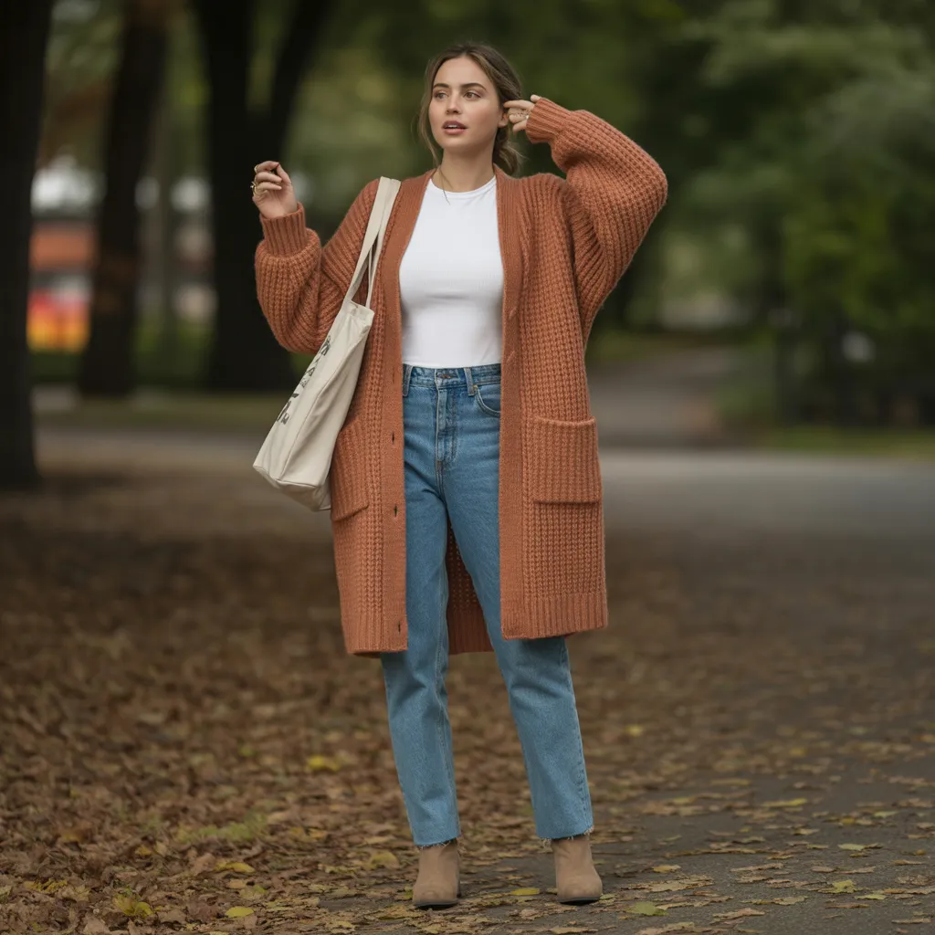 Chunky Cardigan Fit
