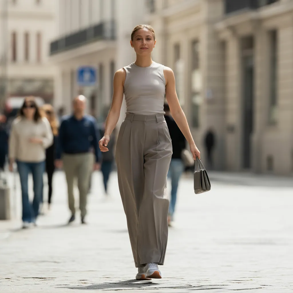Wide Leg Trousers