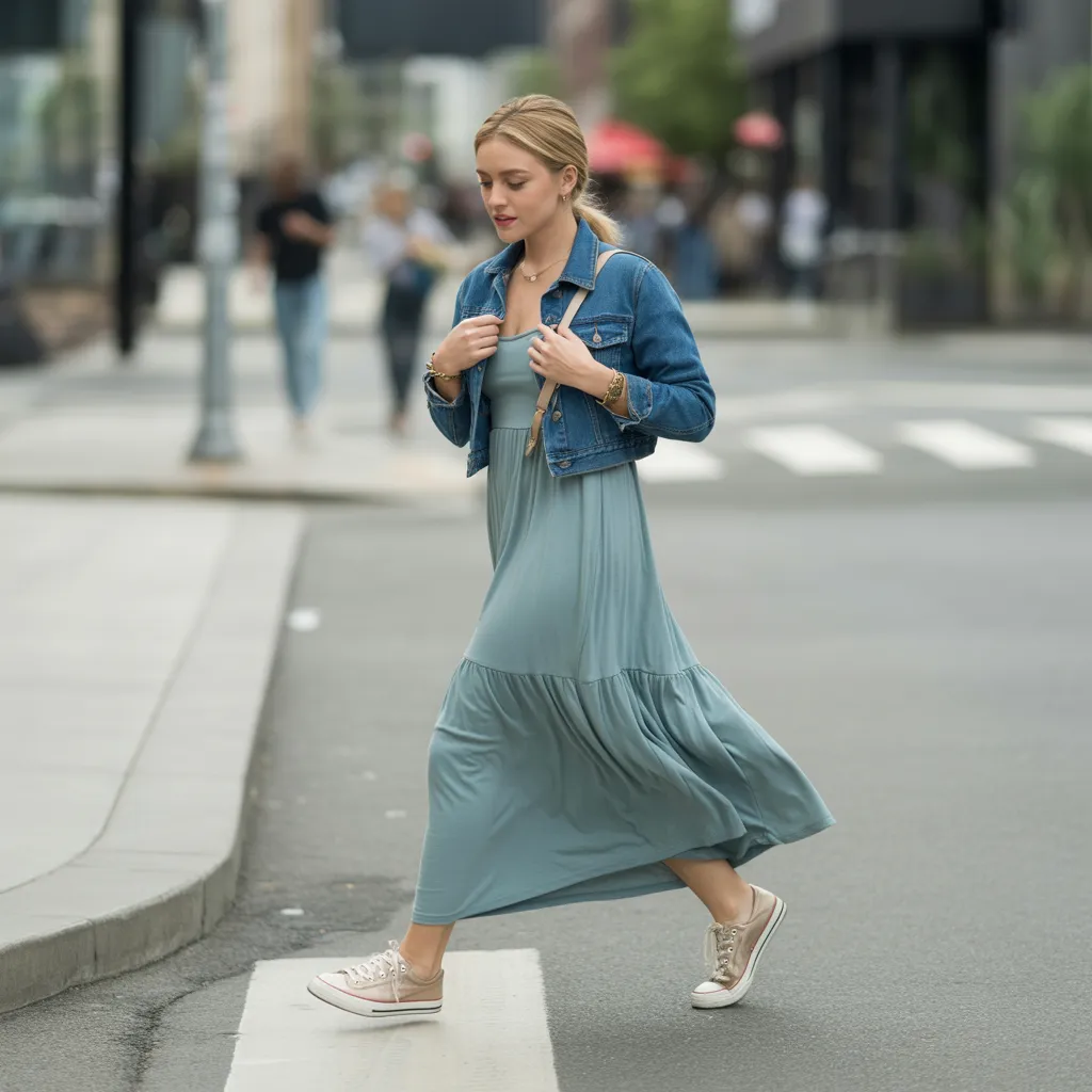 Denim Layered Edge