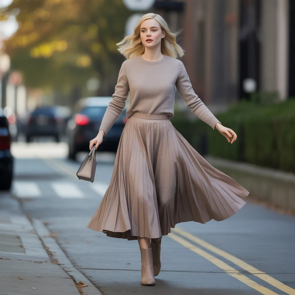 Midi Skirt Layers