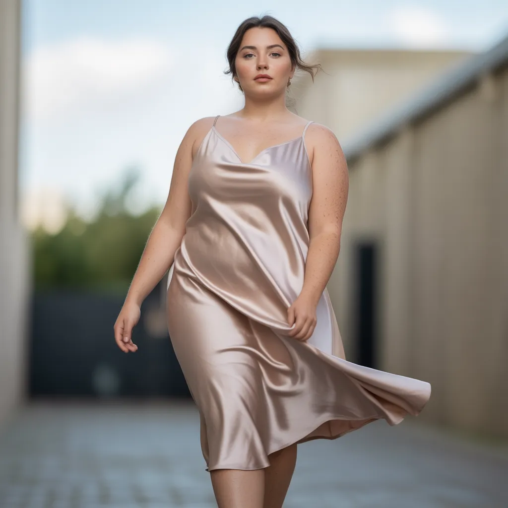 Minimal Slip Dress