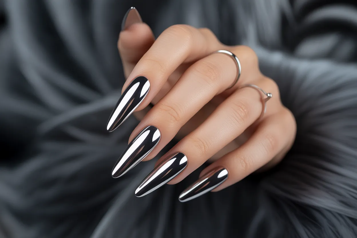 Black Chrome Stiletto