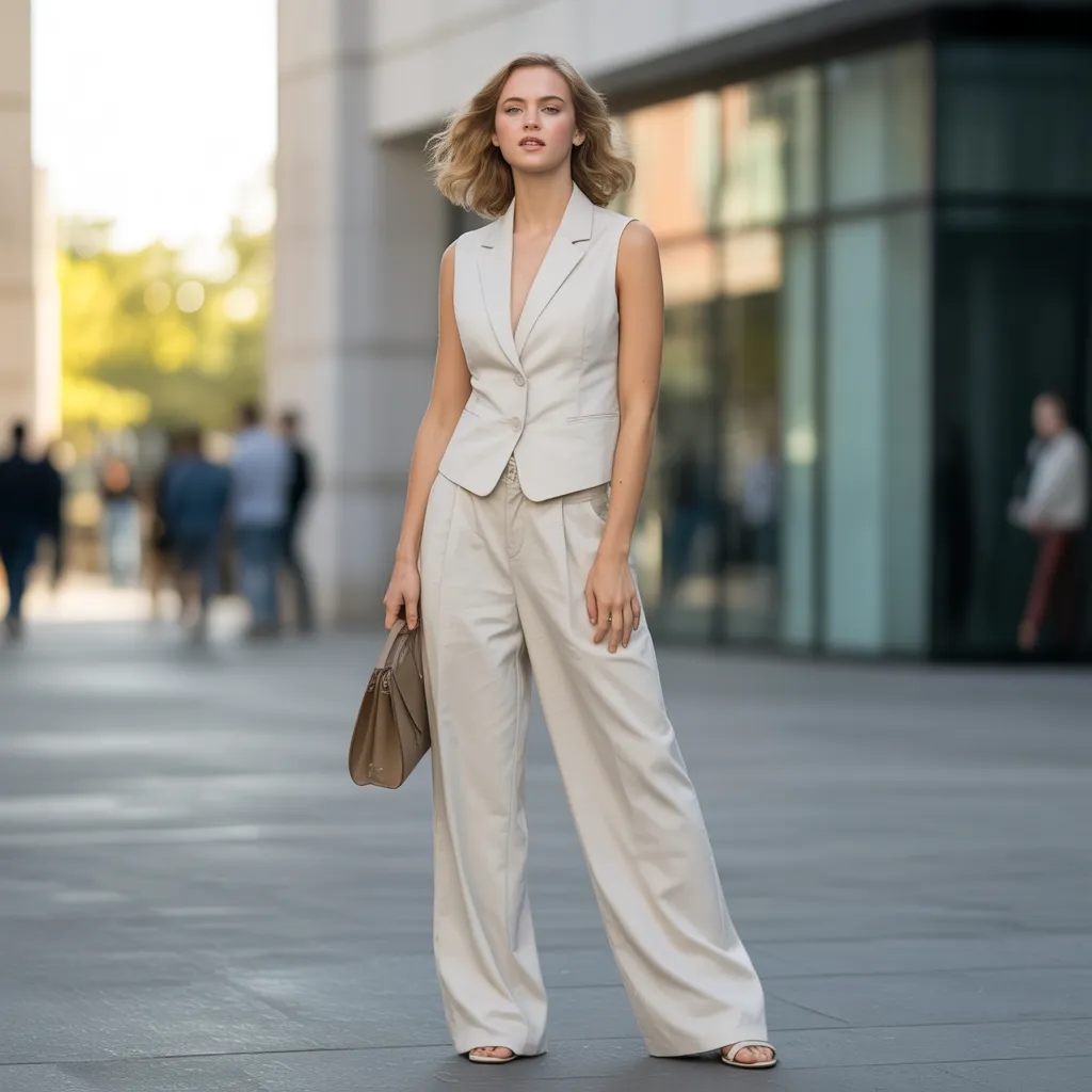 Tailored Vest Look