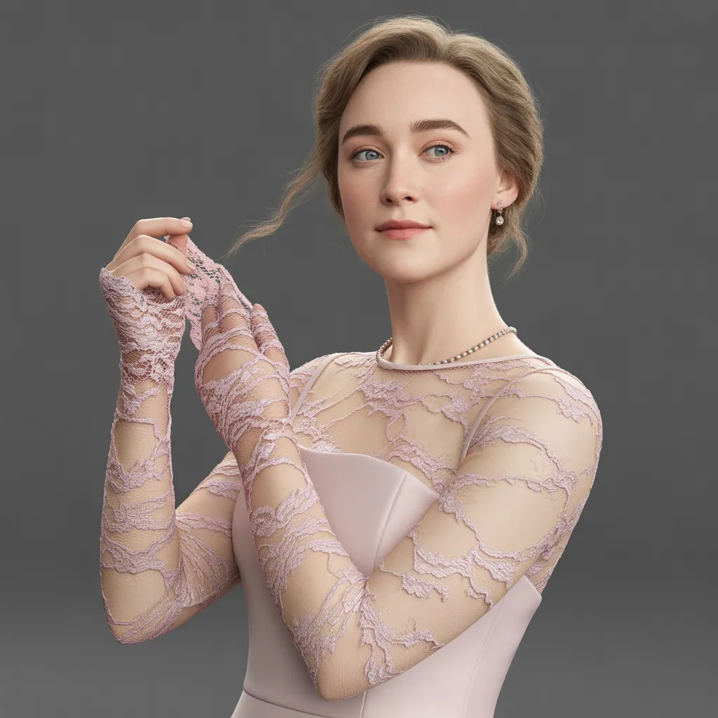 Sheer Sleeve Detail