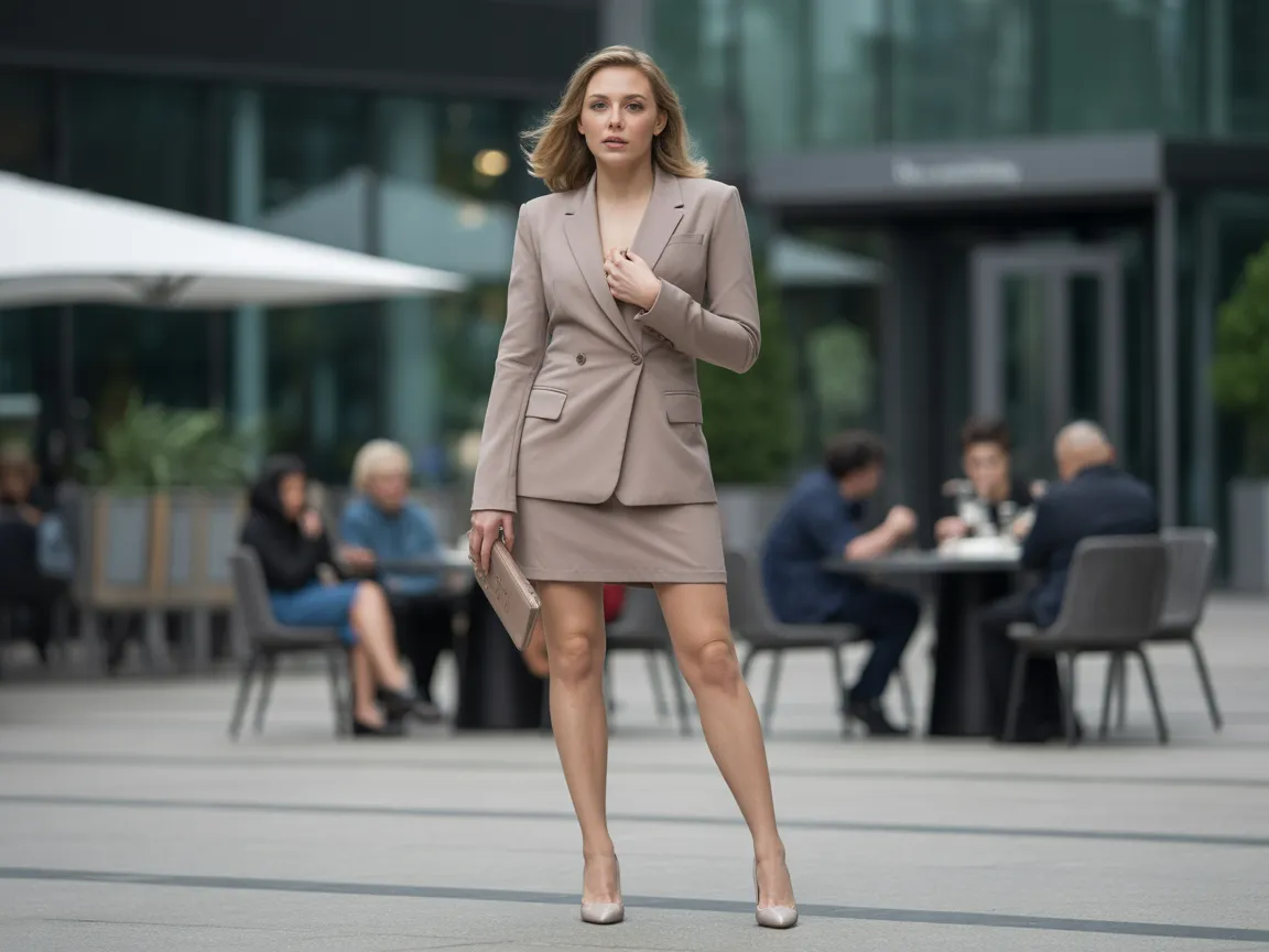 Structured Suit Dress