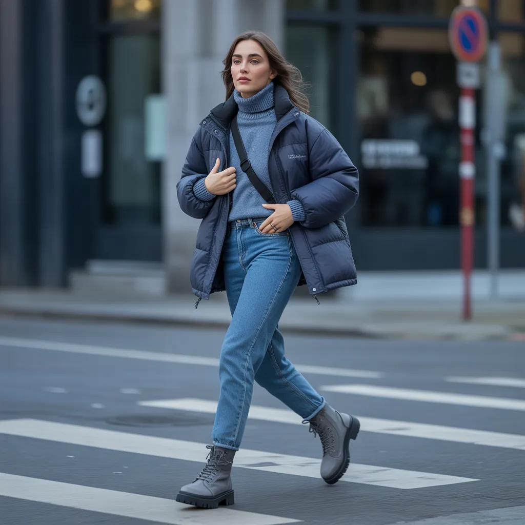 Casual Denim Layers