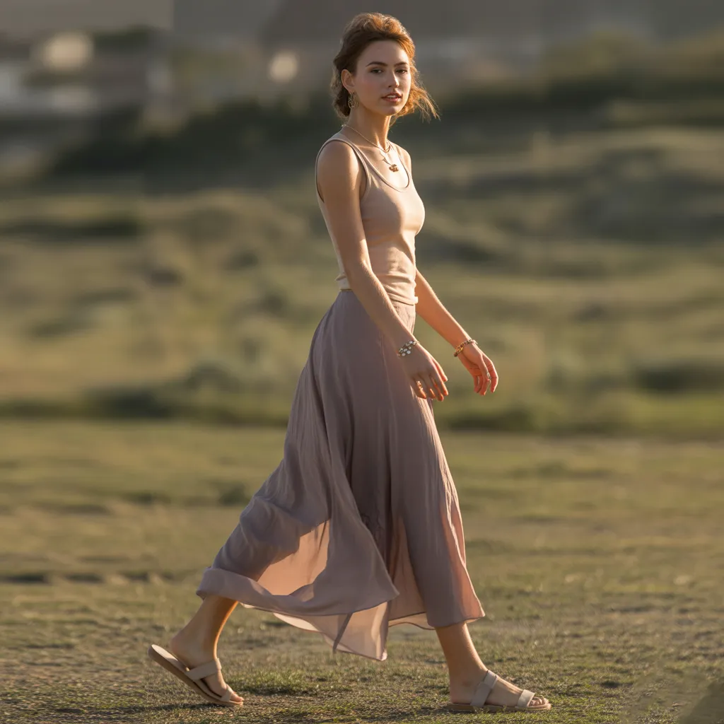 Flowy Long Skirt