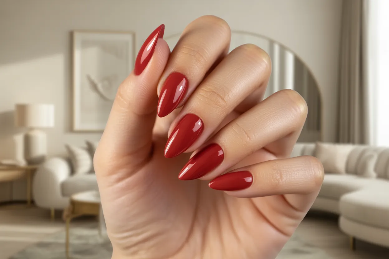 Short Red Stiletto