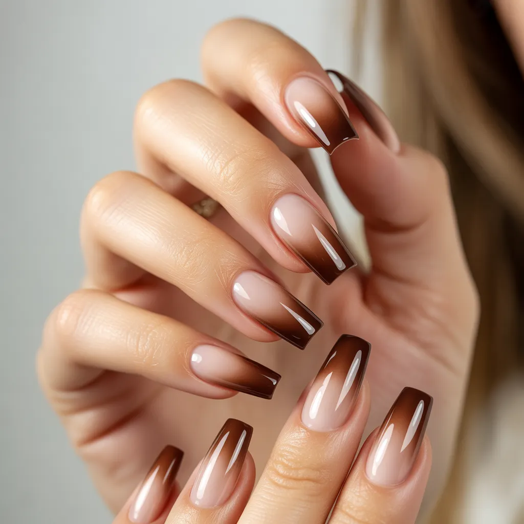 Nude Brown Ombre
