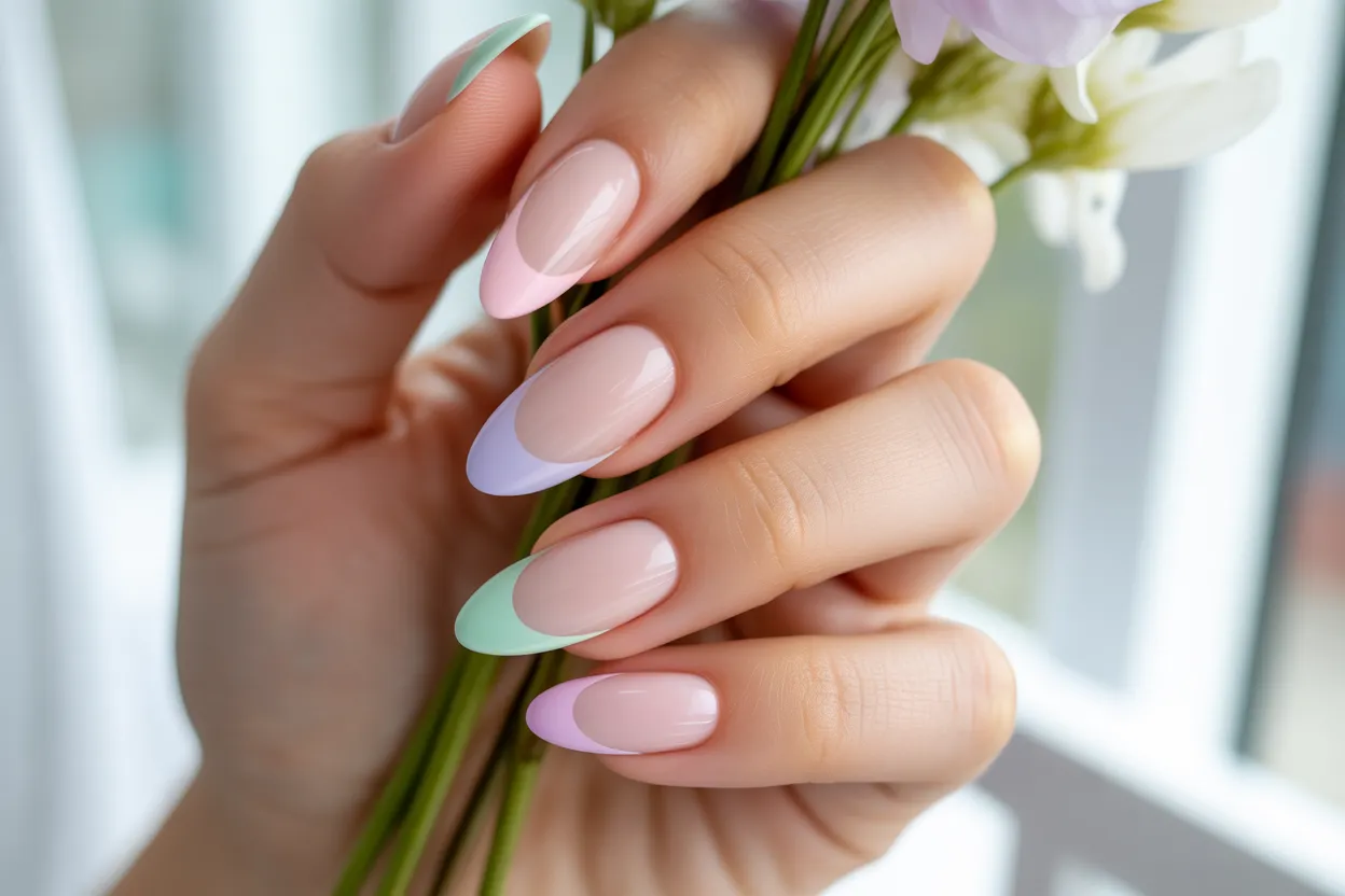 Pastel Spring Tips
