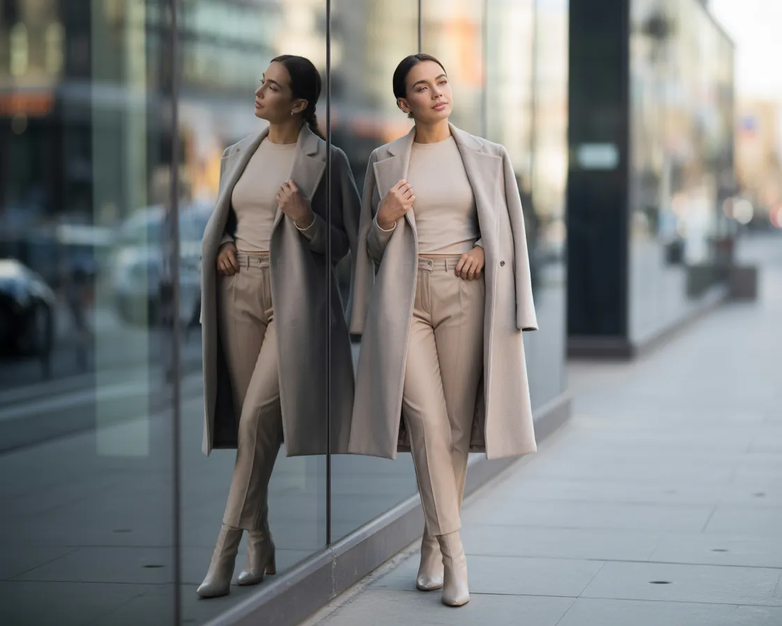 Beige Boots Look