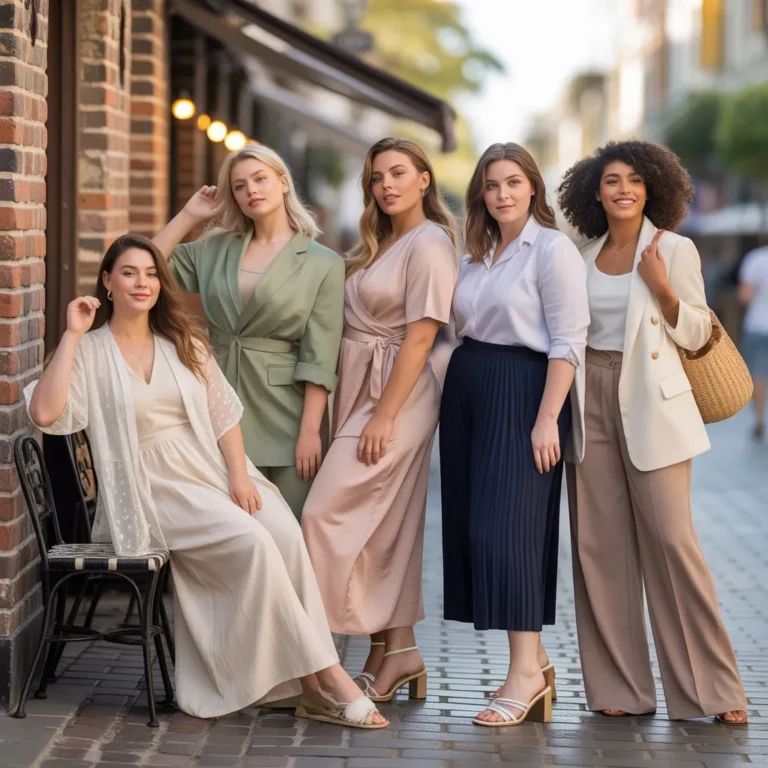 elegant plus size outfits for women 2026 summer modest