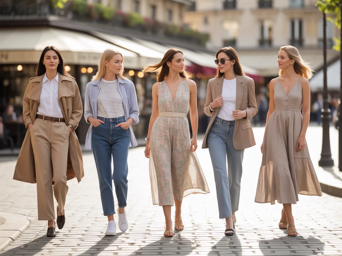 european spring outfits women