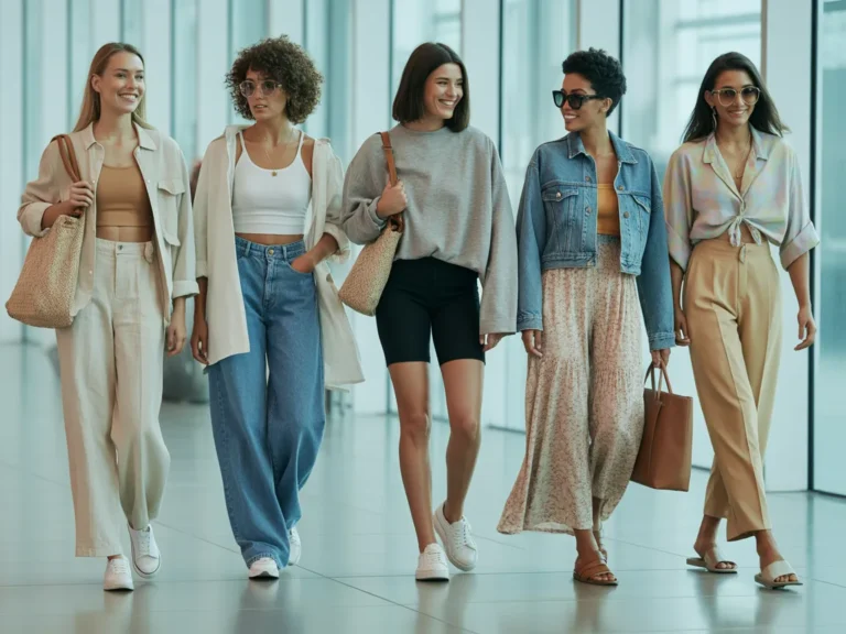 stylish airport outfits summer women