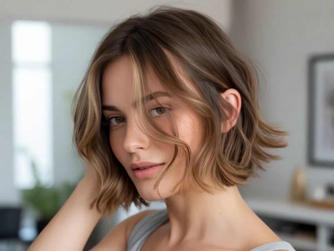 Face-Framing Layered Bob