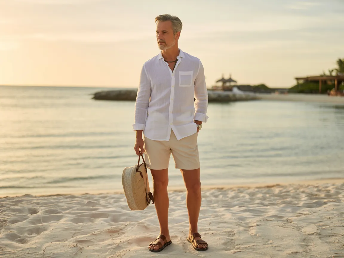 Linen Shirt Combo