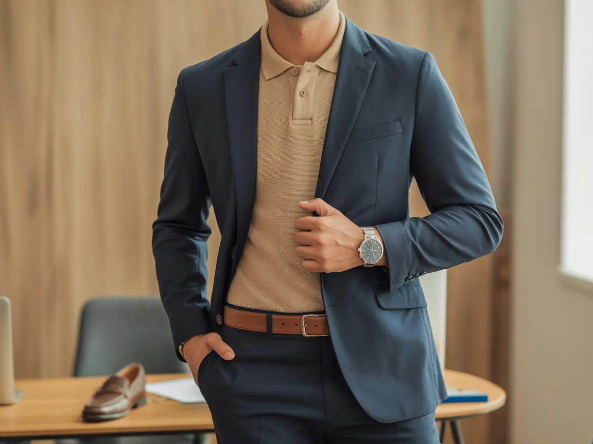Navy Suit Layers
