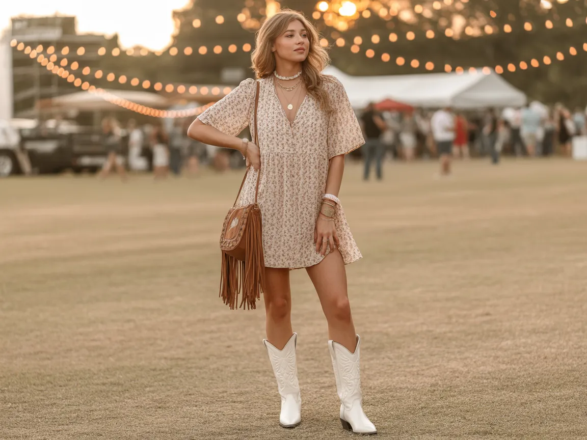 White Boots Combo