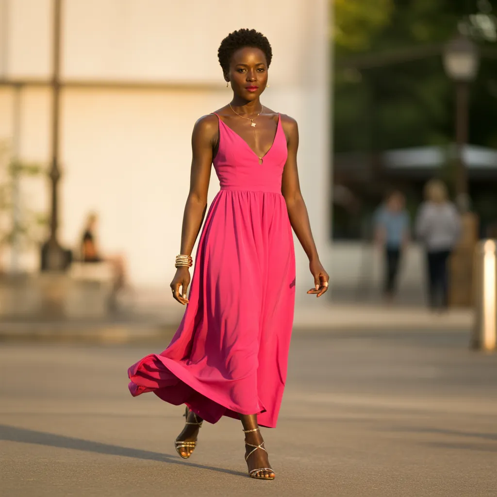 Black Woman Glow