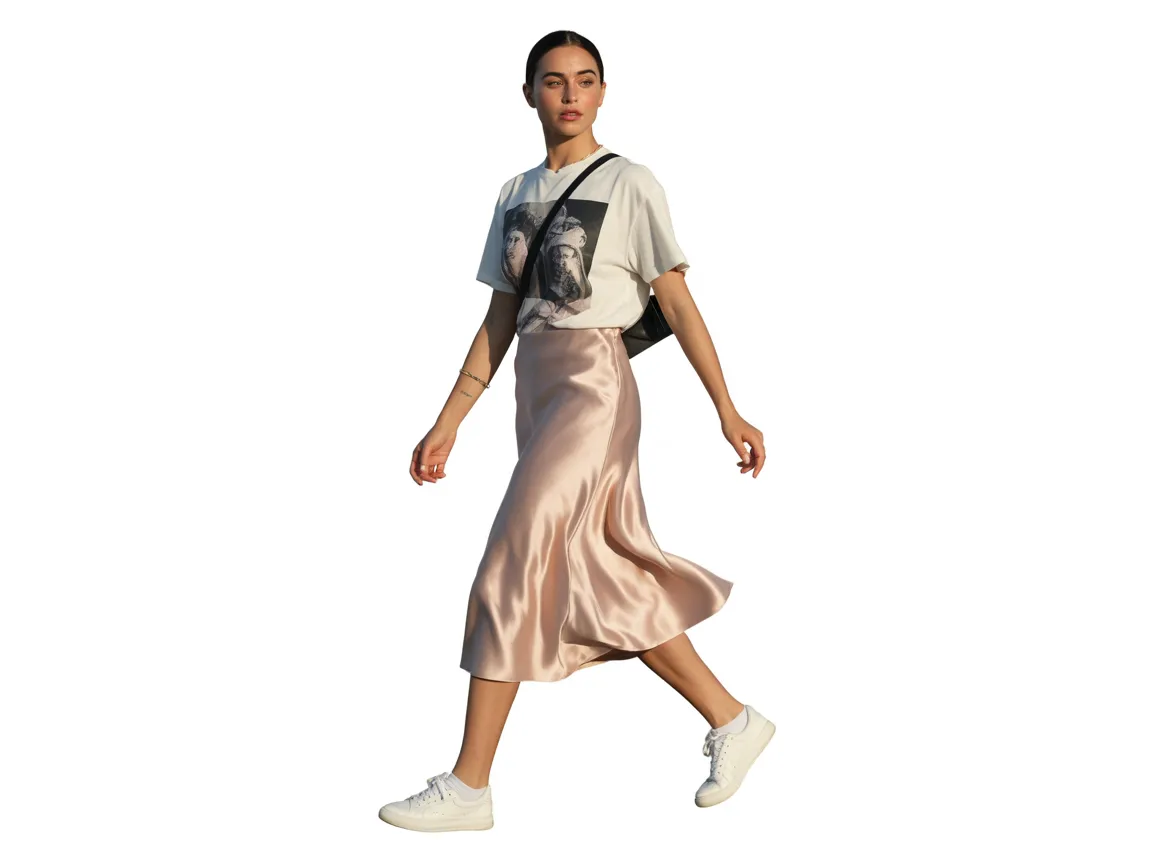 Casual Satin Ease