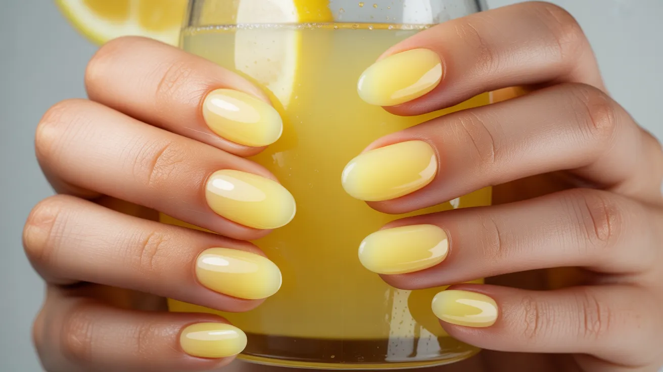 Lemon Jelly Nails