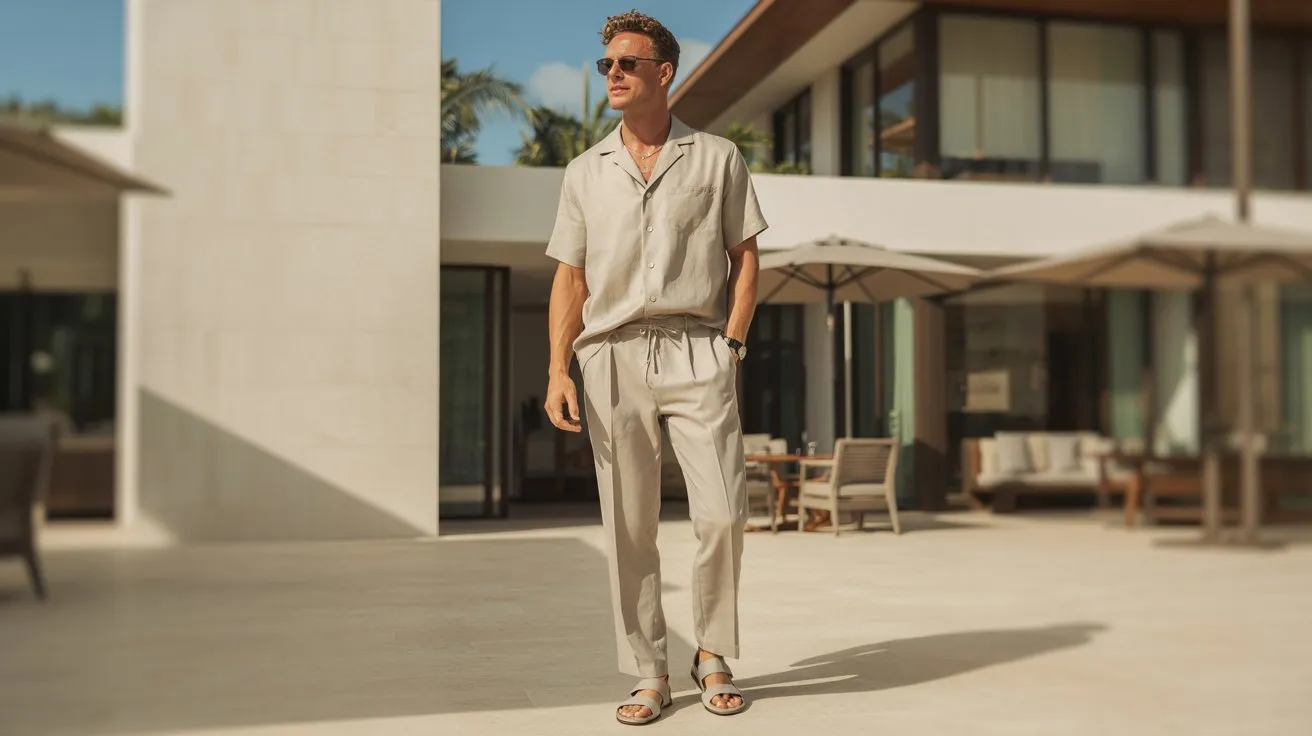 Monochrome Resort Look