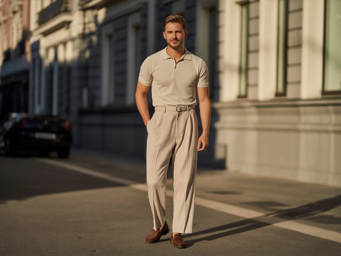 Pleated Trouser Fit